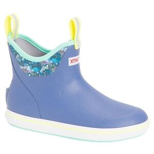 XTRATUF Blue and Yellow Ankle Deck Boot / rain. In great condition.